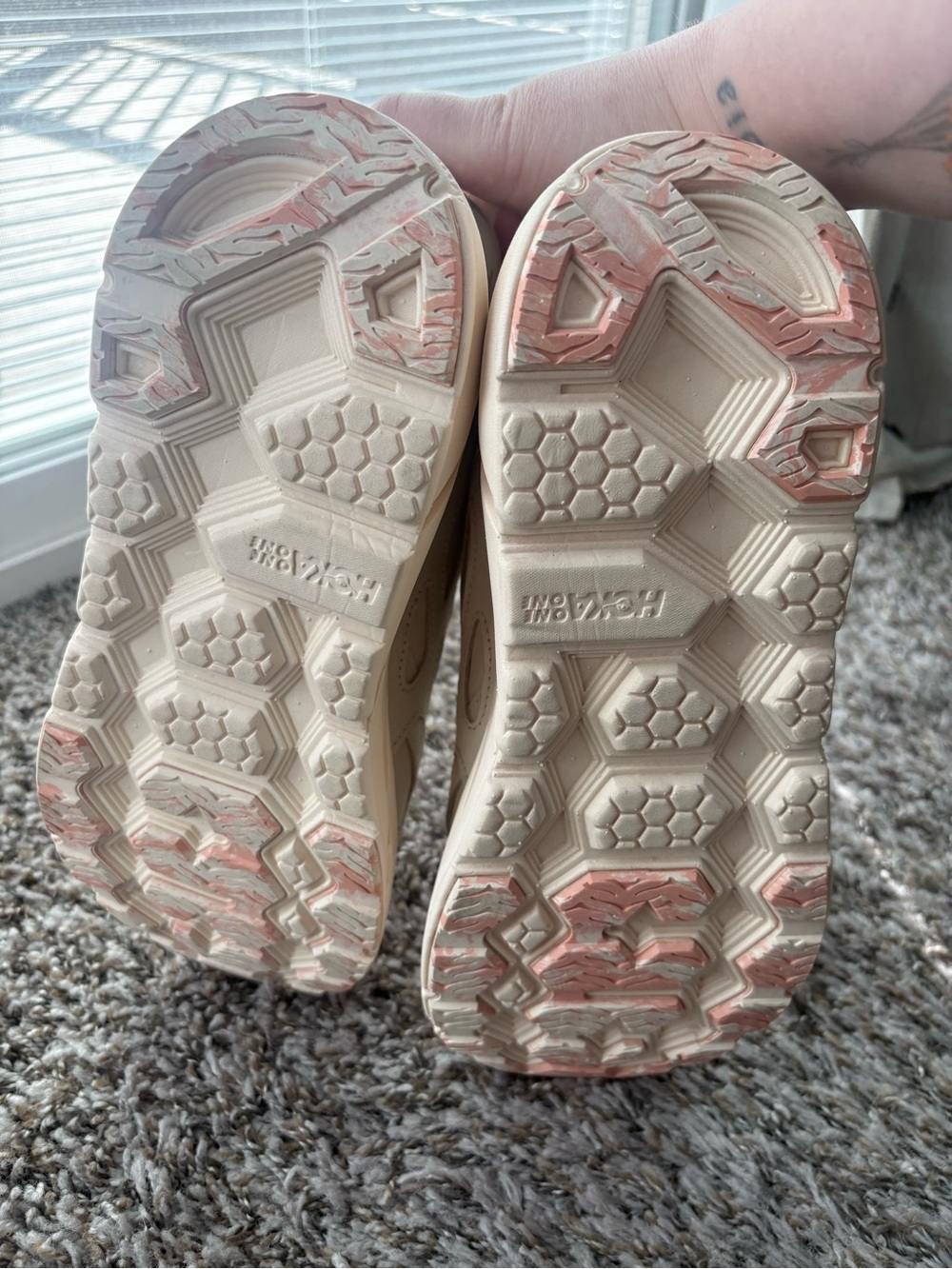 Women’s Hoka Clifton Bloom Floral Low-Top Sneakers - Picture 6 of 7